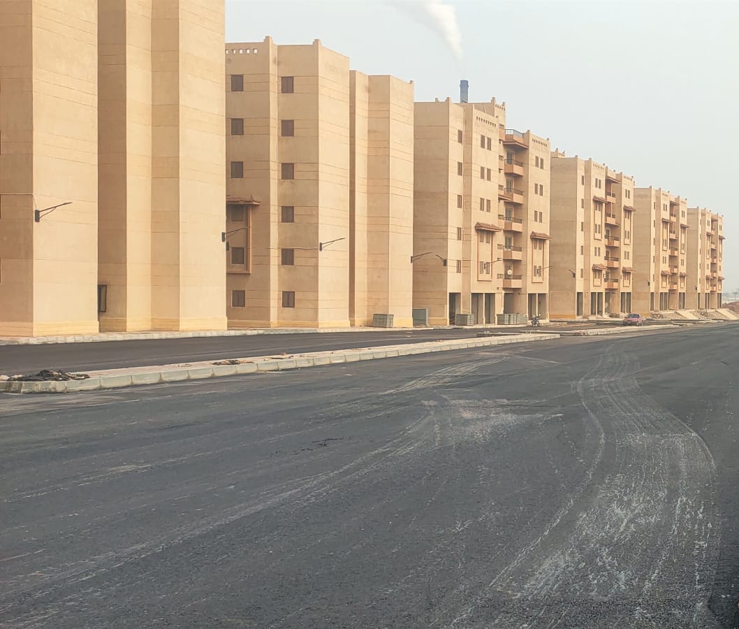 مشروع  عملية تنسيق الموقع العام واعمال الطرق بجرزا - العياط -الجيزة